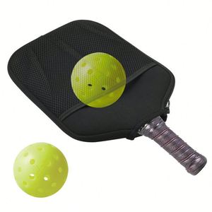Sac de transport en néoprène personnalisé avec logo, en matériau de plongée, sac de rangement pour raquette à bandoulière avec crochet pour pickleball et tennis de table - Product Image 3