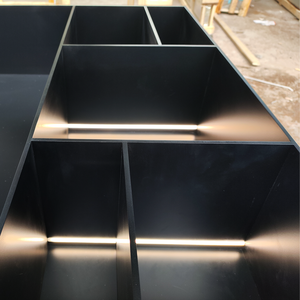 Soporte de TV de Pared Minimalista de Aluminio MATA MT-HFTS01 de Último Diseño con Panel de Mármol Nórdico - Product Image 3