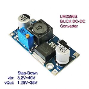 Lm2596s <span class=keywords><strong>DC</strong></span>-<span class=keywords><strong>DC</strong></span> Buck chuyển đổi xe ổn định bước xuống cung cấp điện mô-đun LM2596 điều chỉnh điện áp DC1.25V-35V điều chỉnh - Product Image 3