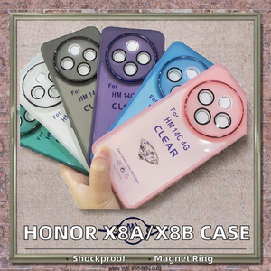 เคสโทรศัพท์มือถือ HONOR X8A X8B ป้องกันการตก กระแทก  เคลือบสีแบบกระจก  รูเล็ก  ดีไซน์ธุรกิจ  วัสดุ TPU  พร้อมฟิล์มกันรอยเลนส์  บรรจุในถุง OPP - Product Image 2