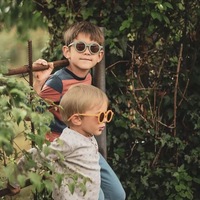 Trending 2026 Hot Sale Factory Wholesale Colorful Cute Round Anti UV400 Girls Boys Baby Kids Sunglasses