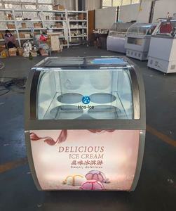 <span class=keywords><strong>Vitrine</strong></span> de congélateur d'affichage de <span class=keywords><strong>glace</strong></span> professionnelle de haute qualité <span class=keywords><strong>à</strong></span> 6 casseroles avec emballage en bois - Product Image 1