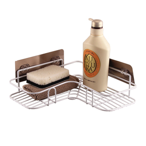 Organizador de cocina, estante de almacenamiento triangular para baño, sin punzonado, montaje en pared, ducha, esquinero de Metal para el hogar - Product Image 4