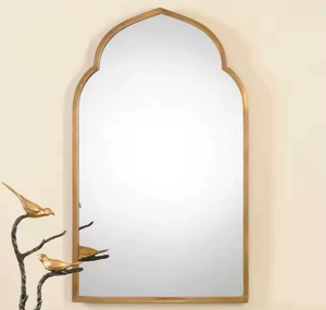 <strong>Moroccan</strong> Arched Floor <strong>Mirror</strong> with Gold Slim Metal Frame for Bedroom Living Room Entryway Home Decor Modern Full Length - Product Image 1