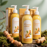 Lotion Corporelle Éclaircissante à Marque Blanche Aloe Vera Curcuma Acide Hyaluronique Crème Hydratante et Blanchissante 24 Heures