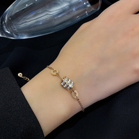 Pulseras de Cadena a Bajo Precio, Simples, Atractivas y Populares, Brazalete de Acero de Titanio, Hermosa, Moderna y Creativa