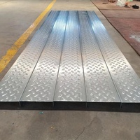 Plaque de plancher en acier non moulé à motifs sur mesure, isolation acoustique, revêtement de sol pour bâtiment, norme ASTM, laminée à froid