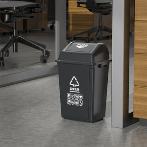 YYN <span class=keywords><strong>Bidone</strong></span> della Spazzatura <span class=keywords><strong>da</strong></span> <span class=keywords><strong>20</strong></span> <span class=keywords><strong>Litri</strong></span> con Coperchio Basculante, per Sale Espositive, Ristoranti, Uffici, Contenitore per Rifiuti in Plastica per Interni - Product Image 5
