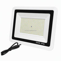 Reflector LED de 100-130V CA, 200 Vatios, con Carcasa de Aluminio Blanca, IP66