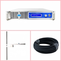 Kit de Transmisor FM de 600W, Estéreo LPFM 87.5-108MHz, Paquete de Mini Estación de Radio que Incluye Antena y Cable de Señal