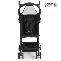 Poussette bébé légère pliable, pour position allongée et assise, poussette de voyage compacte en aluminium pour nourrissons et nouveau-nés, OEM