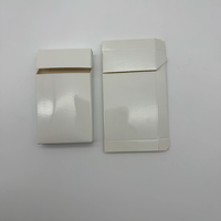 Boîtes en carton auto-scellantes écologiques personnalisables pour accessoires de fumeurs, boîte en papier style cigarette avec bouton-poussoir et impression UV sélective