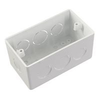 Boîtier de jonction XBY CN55 en PC, 41*41*22mm, IP30, couleur blanc laiteux pur, pour électronique