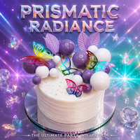 Kit de 28 décorations 3D multicolores en forme de papillon et de feuille pour gâteaux, ensemble de décoration métallique pour anniversaires et mariages
