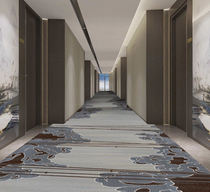 Alfombra de Nailon con Estampado Floral de Alta Calidad, Fabricada a Máquina, Antiincrustante, Antibacteriana y Antideslizante para Salas de Conferencias Comerciales - Product Image 2