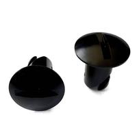 Nouveau Foracing 5/16'' .450'' Fixation Dzus en aluminium noir à 1/4 de tour, verrouillage rapide, composant pour voiture de sprint