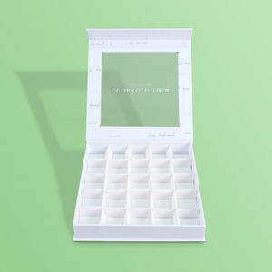 Boîte cadeau en carton en forme <span class=keywords><strong>de</strong></span> livre personnalisée Sencai, emballage en chocolat blanc, boîte en papier magnétique avec fenêtre en PVC pour la Saint-Valentin - Product Image 6