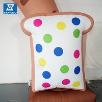Arche gonflable personnalisée en forme de pain, Arche gonflable pour boulangerie, pour publicité extérieure, décoration d'événements et de boutiques de gâteaux