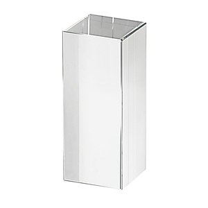 Vaso da Parete Parallelopipede Mm50x50xh120 Design Unico per Esposizione e Decorazione - Product Image 1