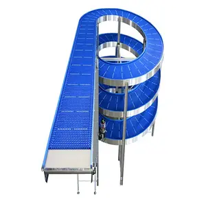 Transportador en espiral de fabricación china elevación vertical elevador flexible sistema de transporte transportador en espiral