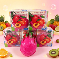 Jouet Squishy Dragon Fruit Croustillant, Jouet Anti-Stress Fruité de Simulation ASMR, Jouet à Presser Très Vendu pour Adultes