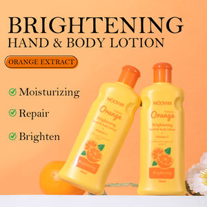 Marque privée 300ml Meilleur végétalien Orange Vitamine C Hydratant Éclaircissant Nourrissant Corps Crème pour les mains Blanchiment de la peau Lotion pour le corps - Product Image 5