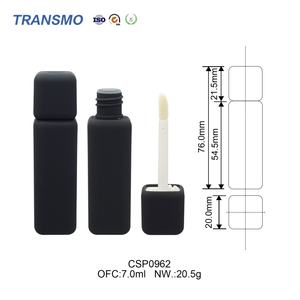 Tubes d'huile à lèvres colorée 7 ml à succès, avec grand applicateur, personnalisables OEM, flacons vides en gros pour gloss à lèvres, logo personnalisé - Product Image 2