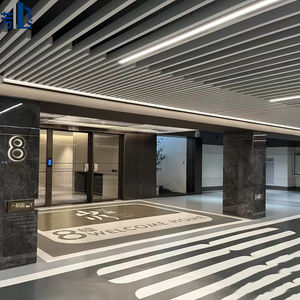 FangfeiMeirer Factory Décoratif Faux Aluminium en forme de U Lamelle d'habillage extrudée pour <span class=keywords><strong>plafond</strong></span>/mur, ignifuge, étanche, thermolaqué, pour garage - Product Image 3