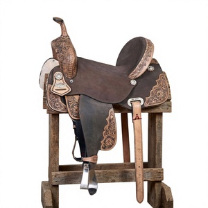 Selle de course anglaise BS International NA94 en cuir véritable avec arbre en bois, design durable, bride de cheval, boîte à selle de cheval SUS304 - Product Image 1