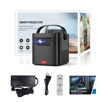 Projecteur portable Android au prix d'usine, Android 1080P, batterie intégrée, projecteur personnalisé pour les distributeurs