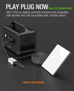 Cho Starlink Mini Car Charger Chuyển Đổi 12V/24V/36V Thuốc Lá Nhẹ Hơn Cắm Để DC Power Supply <span class=keywords><strong>Adapter</strong></span> Cho Xe Tải/RV/Thuyền/Xe Buýt - Product Image 3