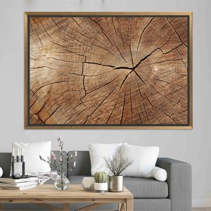 Elegant Brown Canvas Print: Artistic Christmas Decor Wall Art,<b>GOLD</b> <b>FRAMED</b> CANVAS - Product Image 3