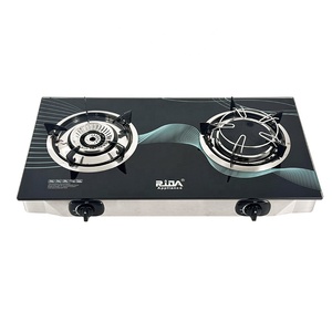 Cuisinière à gaz double brûleur économe en énergie, avec brûleur infrarouge, plaque céramique, pour la maison - Product Image 3