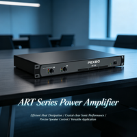 Amplificateur de puissance numérique 2 canaux série ART, montage en rack 1U, avec dissipation thermique efficace pour système de sonorisation de club de théâtre