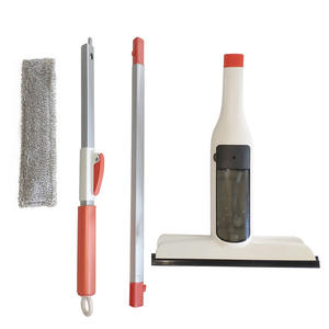 Essuie-glaces en verre à poignée en acier inoxydable Outils de nettoyage par pulvérisation en plastique pour usage domestique Laveuses et essuie-glaces sans marque - Product Image 3