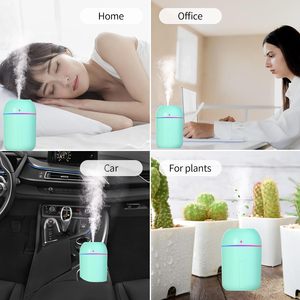 Remote Control 7 Color 500ml USB Air Humidifier <b>Diffuser</b> Colorful <b>LED</b> 1 Year Warranty Household Plastic Mini Car Use Low Noise - Product Image 5
