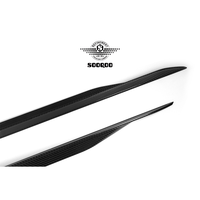 Extensions de bas de caisse en fibre de carbone préimprégnée pour BMW Série 5 G68 2024+ Style MP Version CN pour voitures à essence