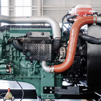 Générateur diesel conteneurisé longue portée à refroidissement par eau 200KW 300KW 50/60 Hz GPL pour l'alimentation des parcs industriels
