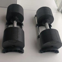 Équipement de musculation en gros, accessoires de fitness, haltères réglables de 32 kg avec augmentation de 2 kg par étape