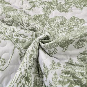 Quilt Set <strong>King</strong> 3 Pieces Printed <strong>Bedspread</strong> Bedding Set Soft Lightweight Microfiber Coverlet Set for All Season - Product Image 6