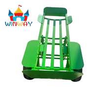Chariot de transport pliable et ultra-résistant pour gonflables, chariot de remorquage robuste pour le levage de structures gonflables