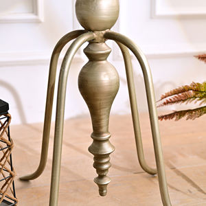 Table basse INNOVA Home Living Room, style industriel, ronde, en métal sculpté, décorative, durable, meubles - Product Image 6