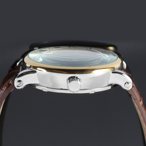 Reloj <span class=keywords><strong>de</strong></span> Pulsera Automático <span class=keywords><strong>de</strong></span> Lujo <span class=keywords><strong>para</strong></span> <span class=keywords><strong>Hombre</strong></span> T-winner Shanghai con Alarma, Números Romanos, Visualización <span class=keywords><strong>de</strong></span> Fecha y <span class=keywords><strong>Correa</strong></span> <span class=keywords><strong>de</strong></span> <span class=keywords><strong>Cuero</strong></span> - Product Image 5