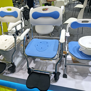 Chaise de sécurité pour salle de bain OEM en alliage d'aluminium, imperméable, capacité 250 kg, tabouret de douche et de toilette pour personnes âgées et femmes enceintes - Product Image 1