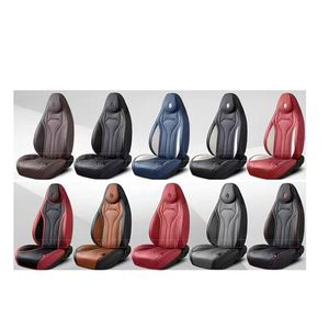 Vente à prix réduit, housses de siège de voiture universelles confortables en cuir de luxe, respirantes, toutes saisons, ensemble complet pour SUV - Product Image 2