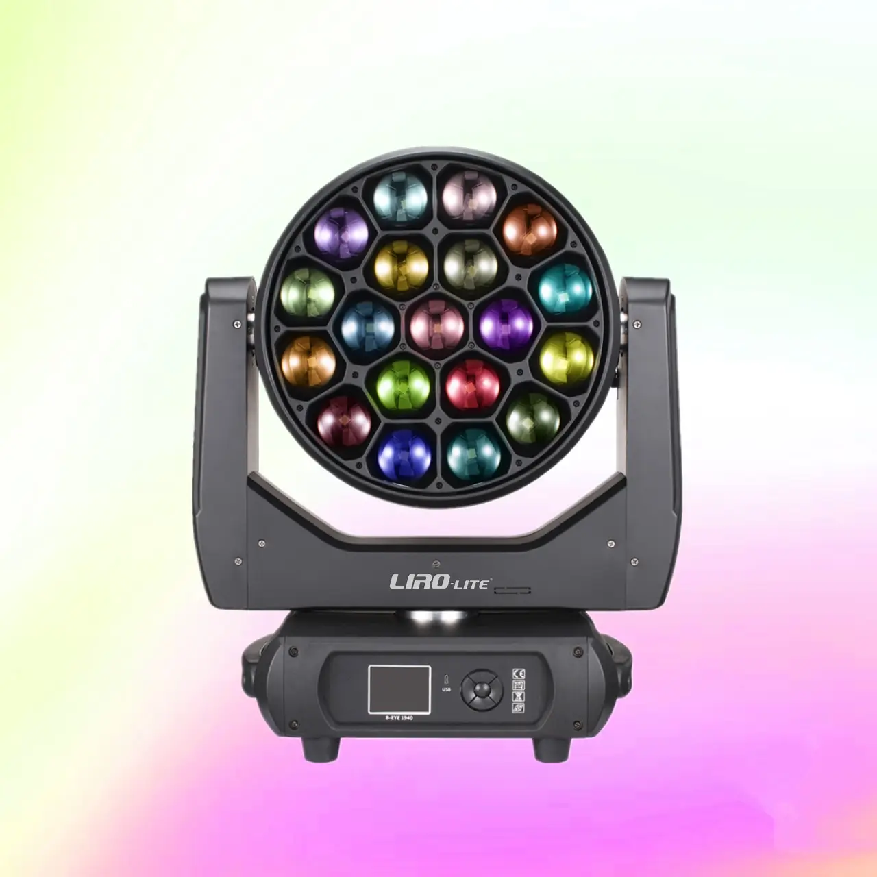 Bijenoog K-15 19X40W Led Moving Head Stage Verlichtingsapparatuur Bewegende Pixelcontrole