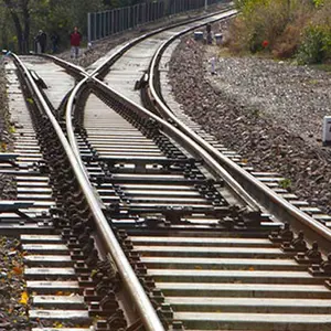 China Manufacturer Railroad Track Switches Turnout Railway Sleepers Switch Turnout For Railway Parts And Accessories