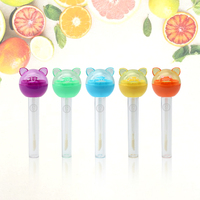 Vente en gros de gloss pour les lèvres de haute qualité à quantité minimale de commande basse, huile aromatisante pour les lèvres, huile pour les lèvres repulpée végétalienne claire de marque privée