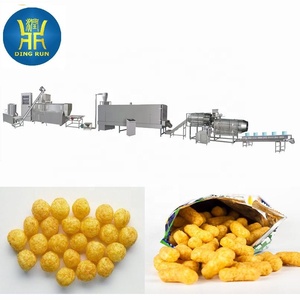 Ligne complète machine de production d'extrudeuse à vis de puces de bouffée de maïs moderne à grande vitesse Offre Spéciale de traitement des aliments de casse-croûte de céréale - Product Image 2