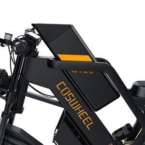 공장 직매 코스휠 GT20 MAX 60V 2000W 모터 전기 먼지 자전거 65 KM/H 팻 타이어 오프 두꺼비 40AH 전기 산악 자전거 - Product Image 4